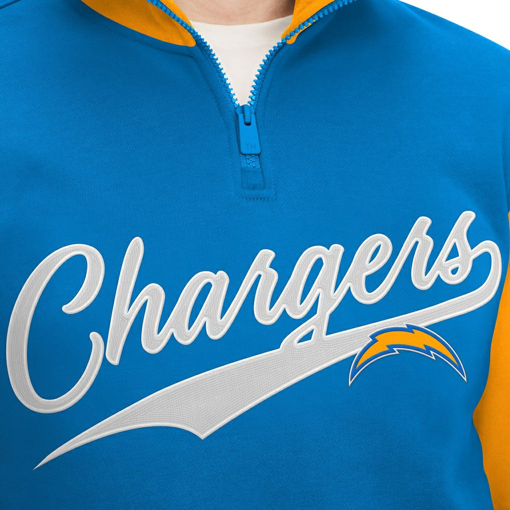 NFL Los Angeles Chargers Tommy Hilfiger Aiden Quarter-Zip Sweatshirt