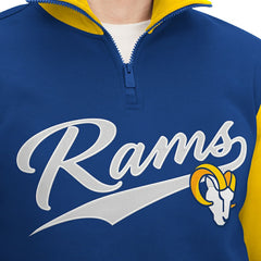 NFL Los Angeles Rams Tommy Hilfiger Aiden Quarter-Zip Sweatshirt