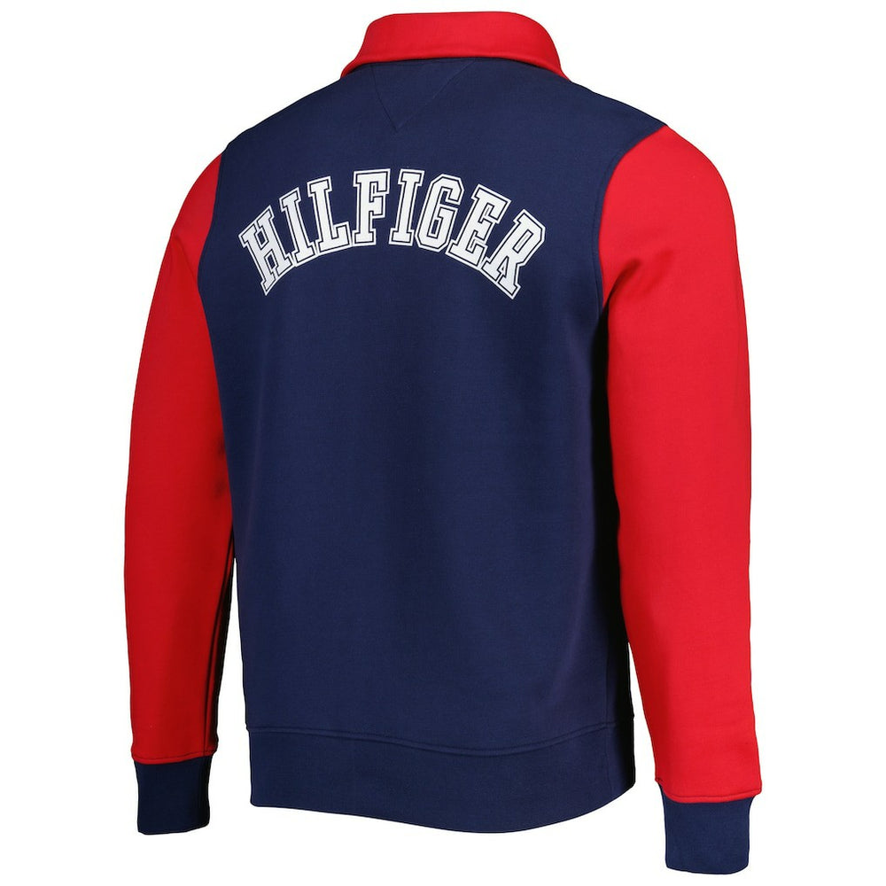 NFL New England Patriots Tommy Hilfiger Aiden Quarter-Zip Sweatshirt