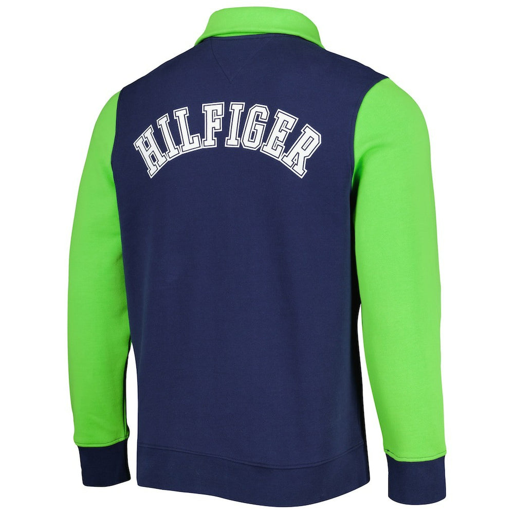 NFL Seattle Seahawks Tommy Hilfiger Aiden Quarter-Zip Sweatshirt