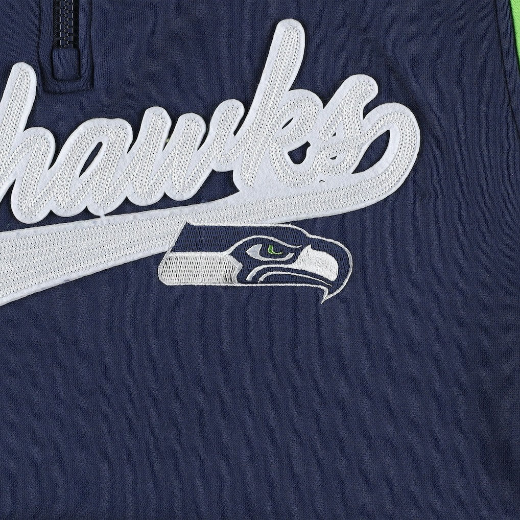 NFL Seattle Seahawks Tommy Hilfiger Aiden Quarter-Zip Sweatshirt