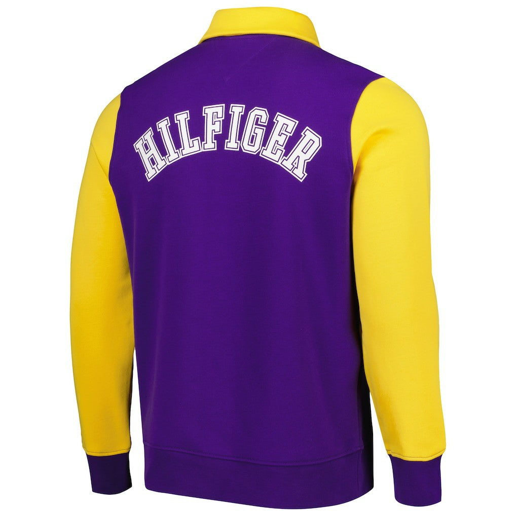 NFL Minnesota Vikings Tommy Hilfiger Aiden Quarter-Zip Sweatshirt