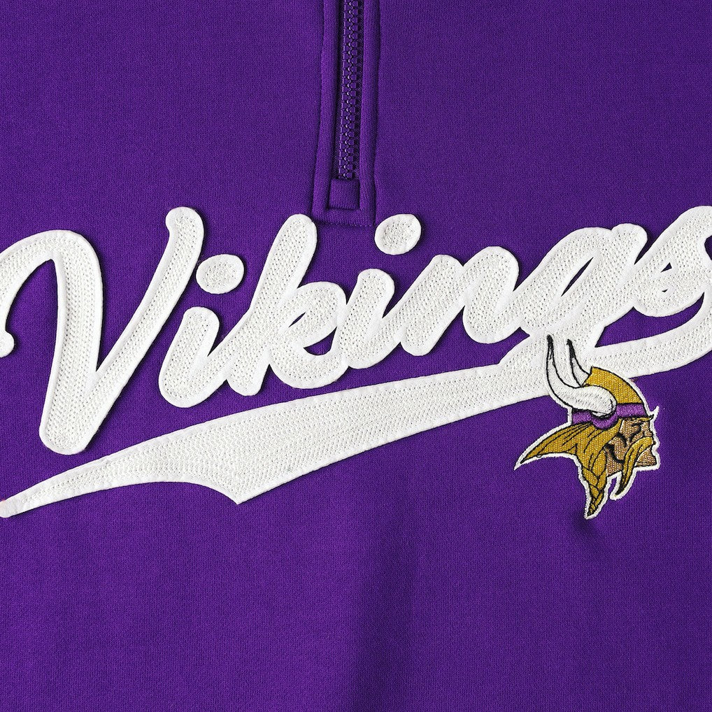NFL Minnesota Vikings Tommy Hilfiger Aiden Quarter-Zip Sweatshirt
