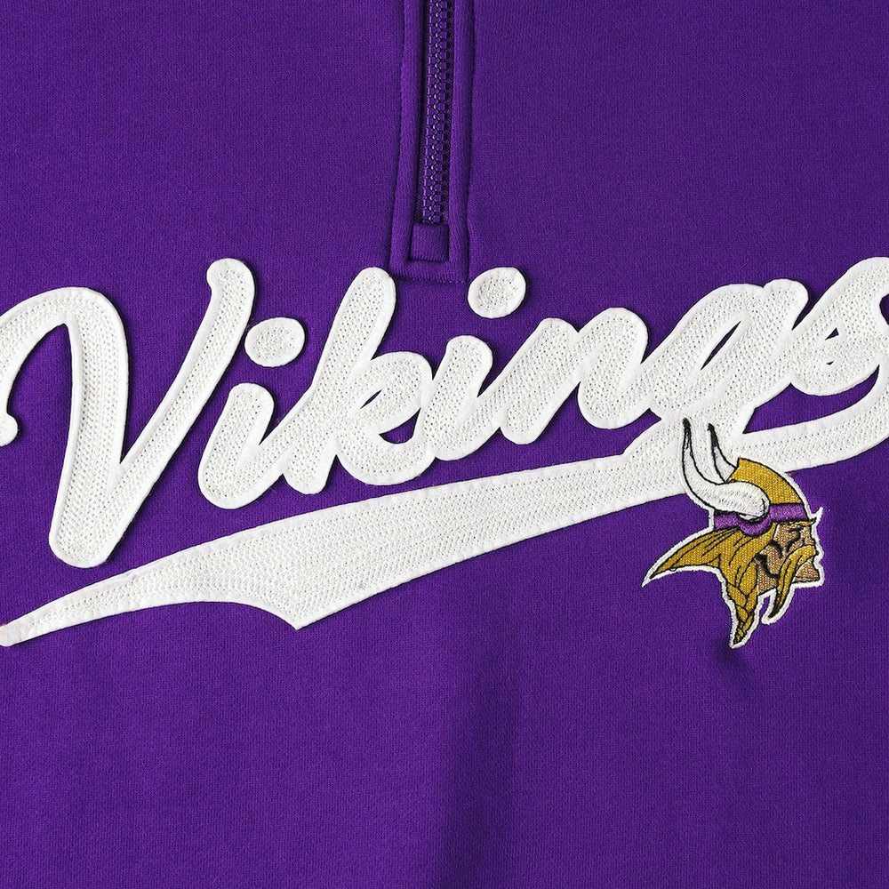NFL Minnesota Vikings Tommy Hilfiger Aiden Quarter-Zip Sweatshirt