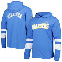 NFL Los Angeles Chargers Tommy Hilfiger Alex Long Sleeve Hoodie T-Shirt