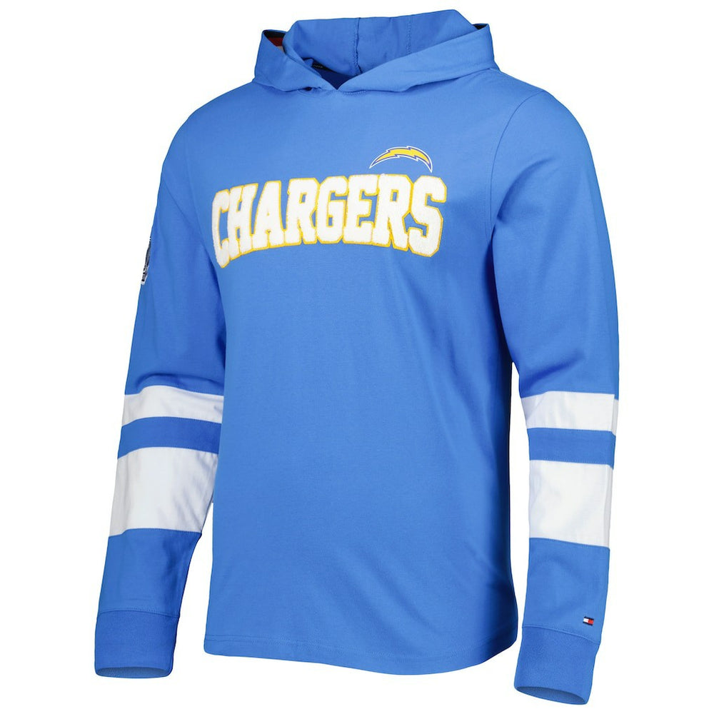 NFL Los Angeles Chargers Tommy Hilfiger Alex Long Sleeve Hoodie T-Shirt