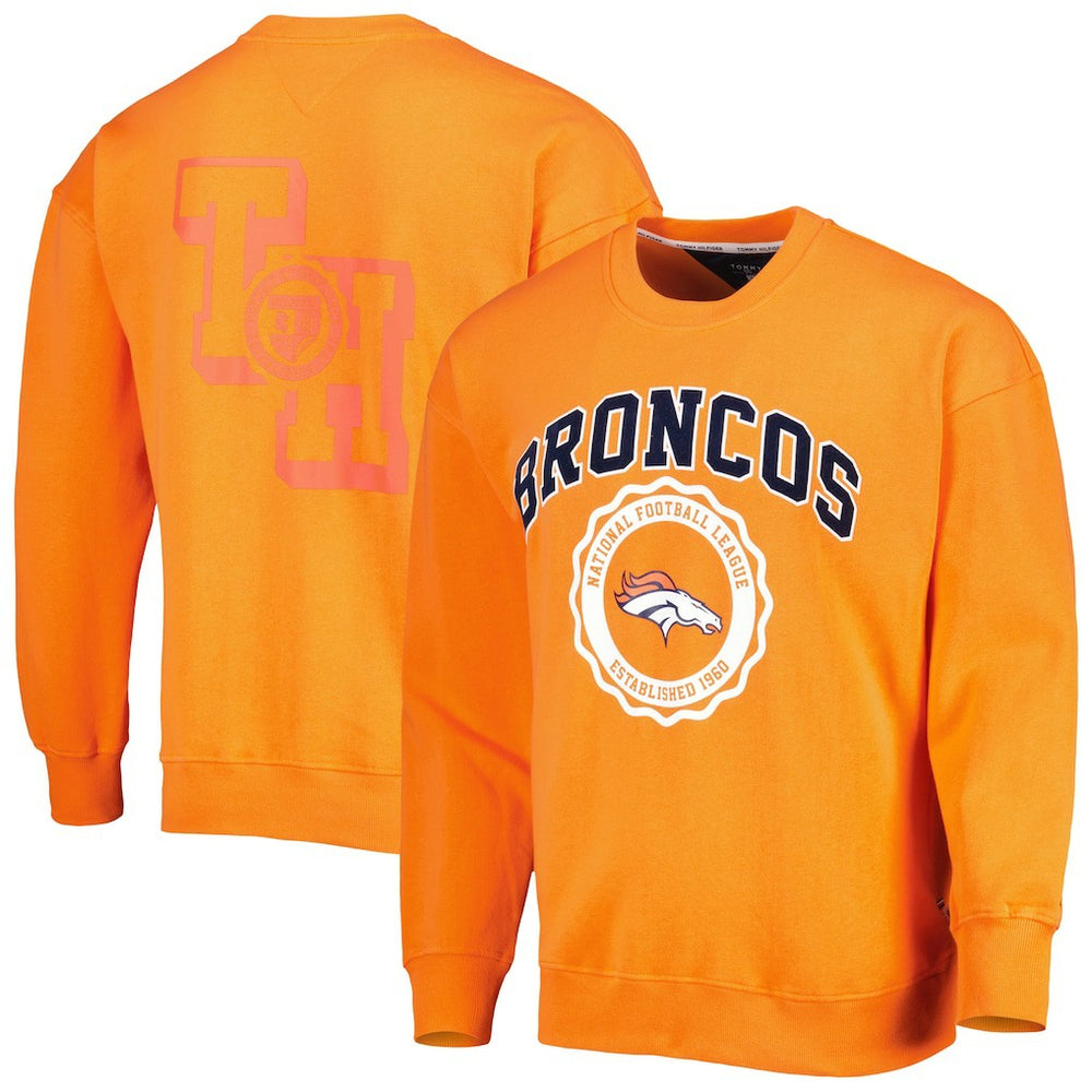 NFL Denver Broncos Tommy Hilfiger Ronald Crew Sweatshirt