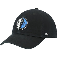 Dallas Mavericks '47 Core Logo Clean Up Adjustable Hat sale - Black | 47 brand outlet