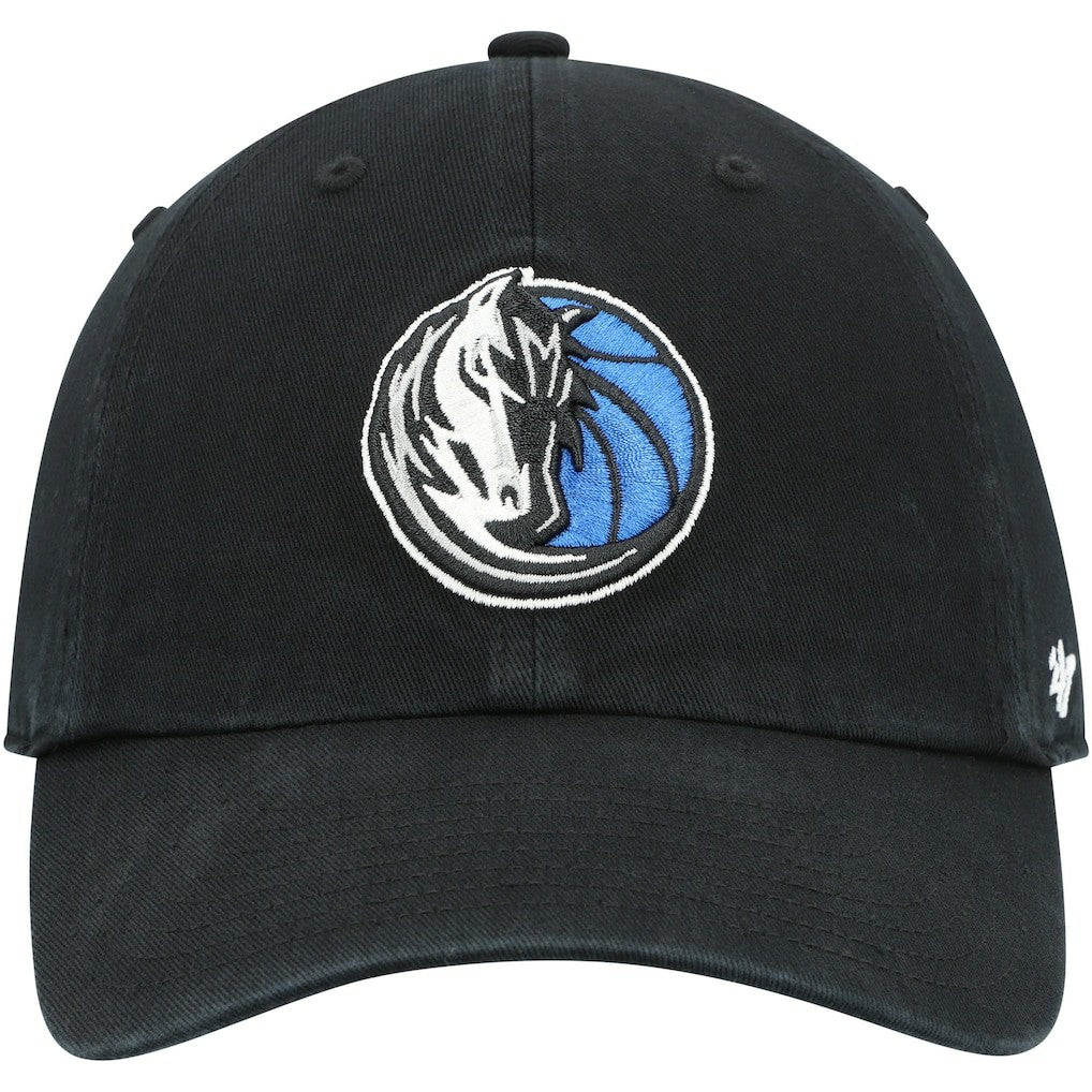 Dallas Mavericks '47 Core Logo Clean Up Adjustable Hat sale - Black | 47 brand outlet