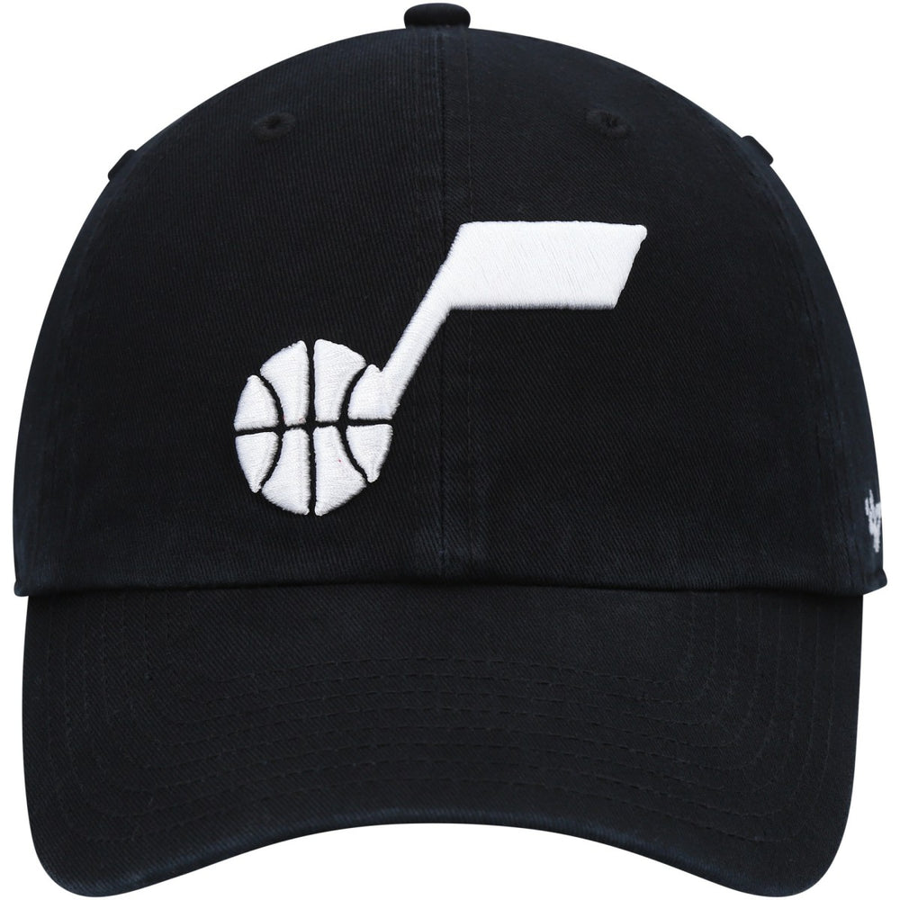Utah Jazz '47 Core Logo Clean Up Adjustable Hat - Black | 47 brand on sale