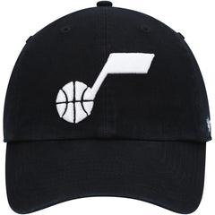 Utah Jazz '47 Core Logo Clean Up Adjustable Hat - Black | 47 brand on sale