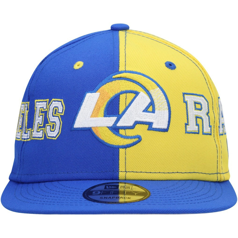 NFL Los Angeles Rams Team Split 9FIFTY Snapback Hat