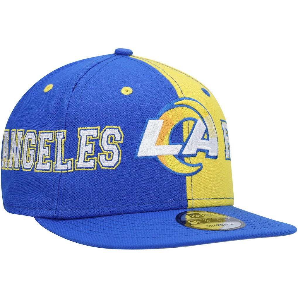 NFL Los Angeles Rams Team Split 9FIFTY Snapback Hat
