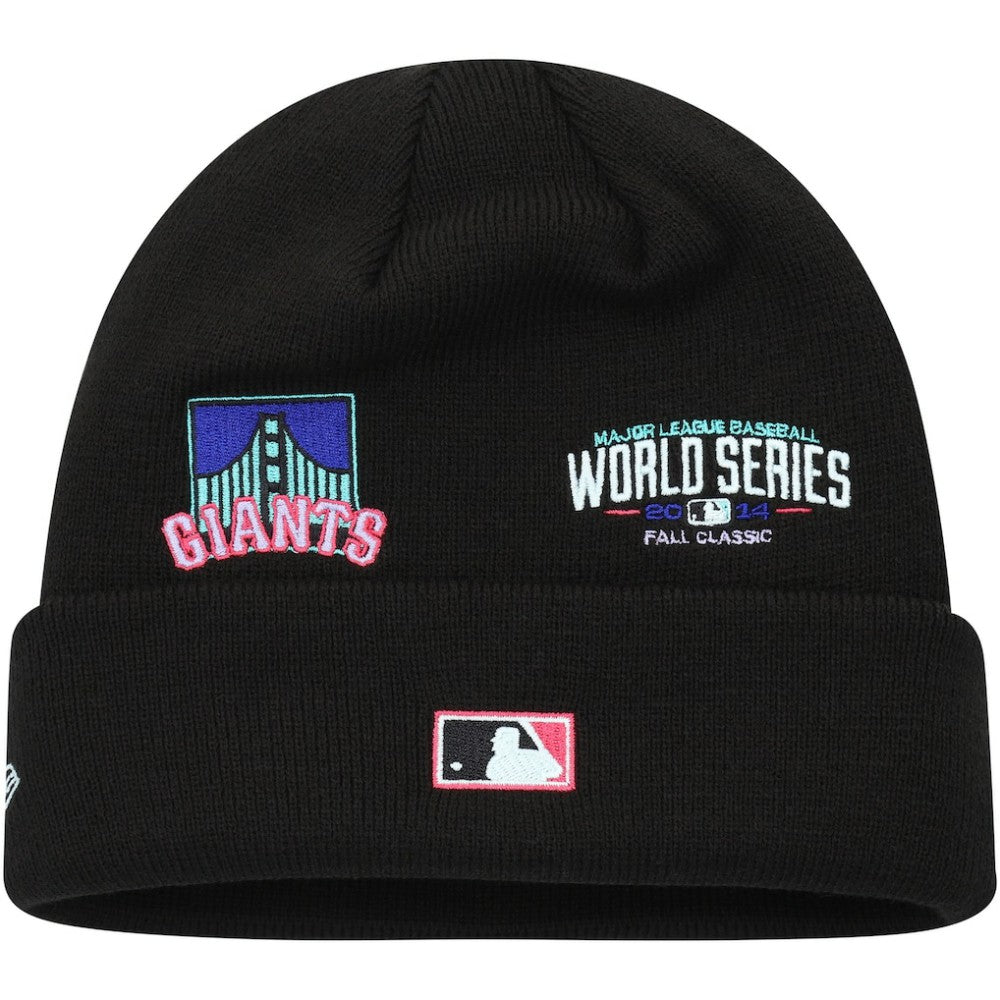 San Francisco Giants Polar Lights Cuffed Knit Hat - Black | New Era