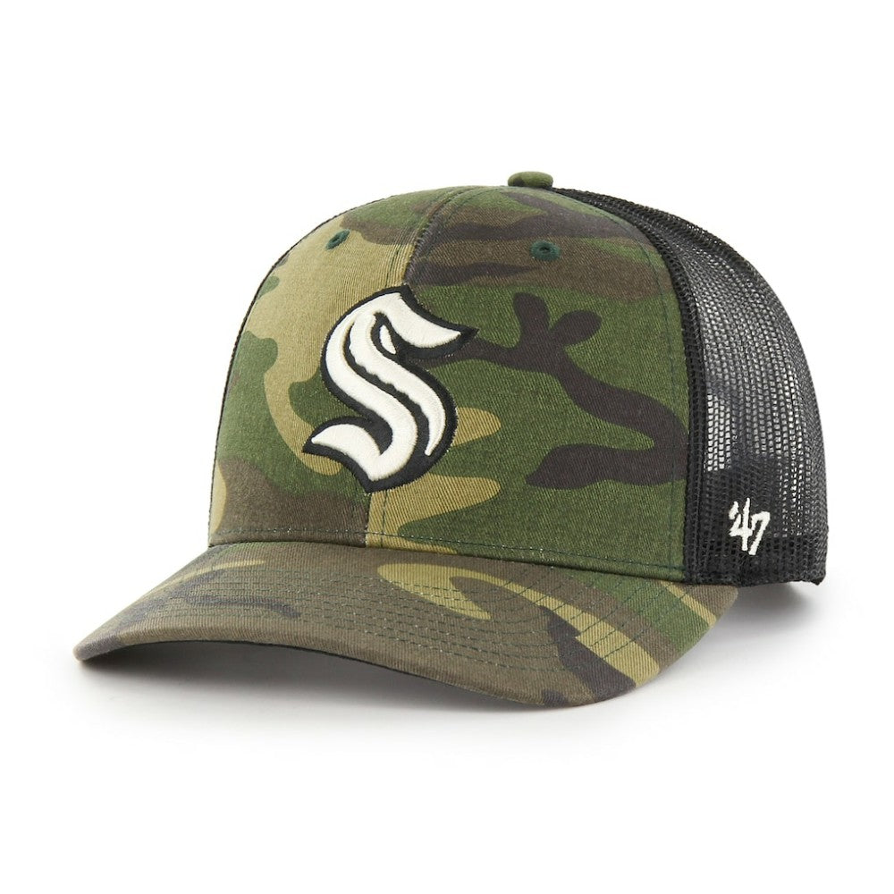 Seattle Kraken '47 Trucker Snapback Hat