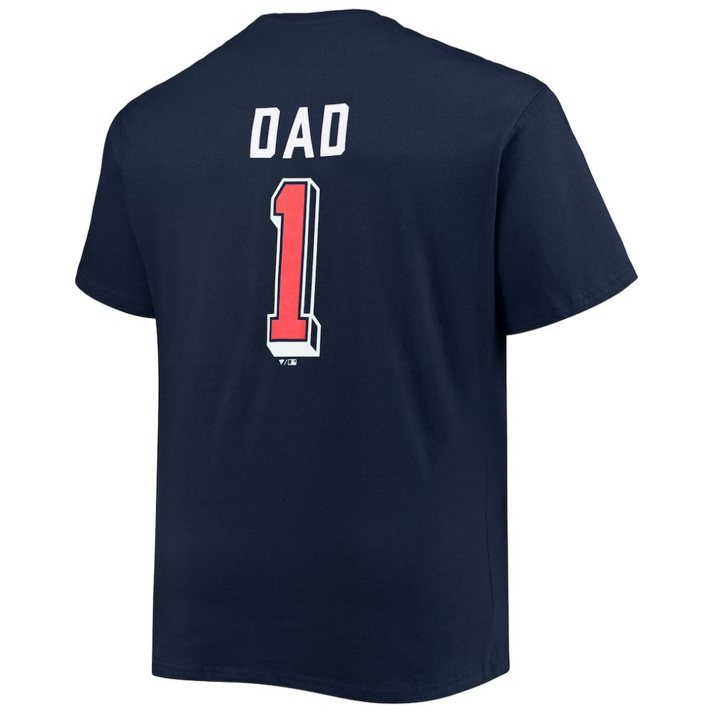 Cleveland Guardians Big & Tall Father's Day #1 Dad T-Shirt - Navy