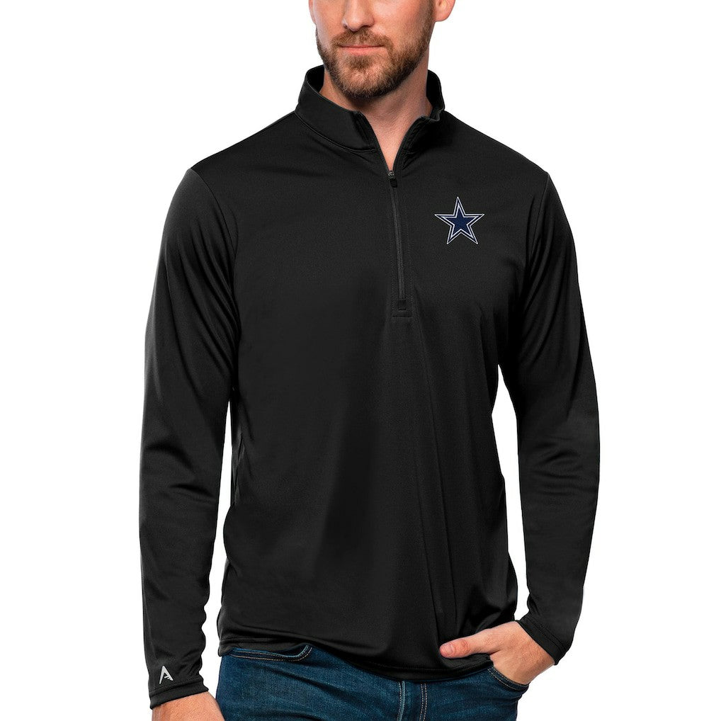 NFL Dallas Cowboys Antigua Tribute Quarter-Zip Lightweight Pullover Top