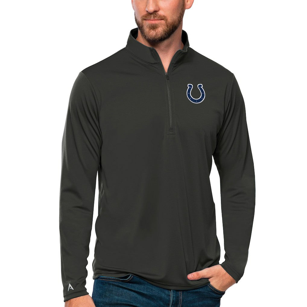 NFL Indianapolis Colts Antigua Tribute Quarter-Zip Lightweight Pullover Top