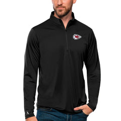 NFL Kansas City Chiefs Antigua Tribute Quarter-Zip Lightweight Pullover Top