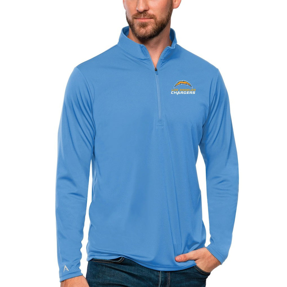 NFL Los Angeles Chargers Antigua Tribute Quarter-Zip Lightweight Pullover Top