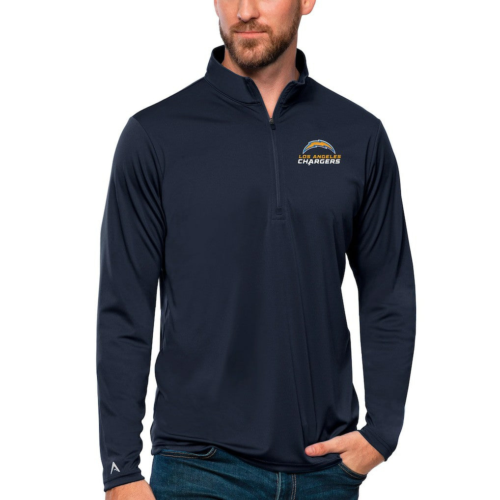 NFL Los Angeles Chargers Antigua Tribute Quarter-Zip Lightweight Pullover Top