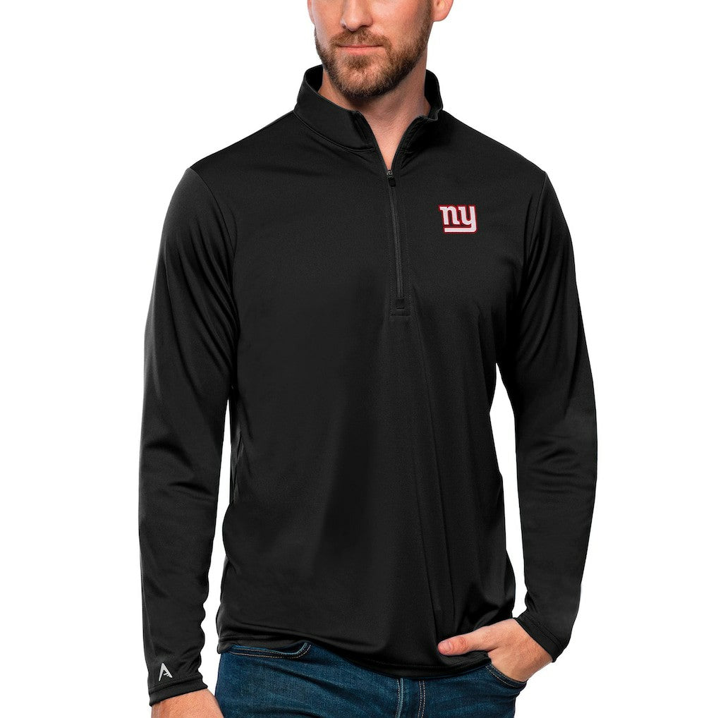 NFL New York Giants Antigua Tribute Quarter-Zip Lightweight Pullover Top