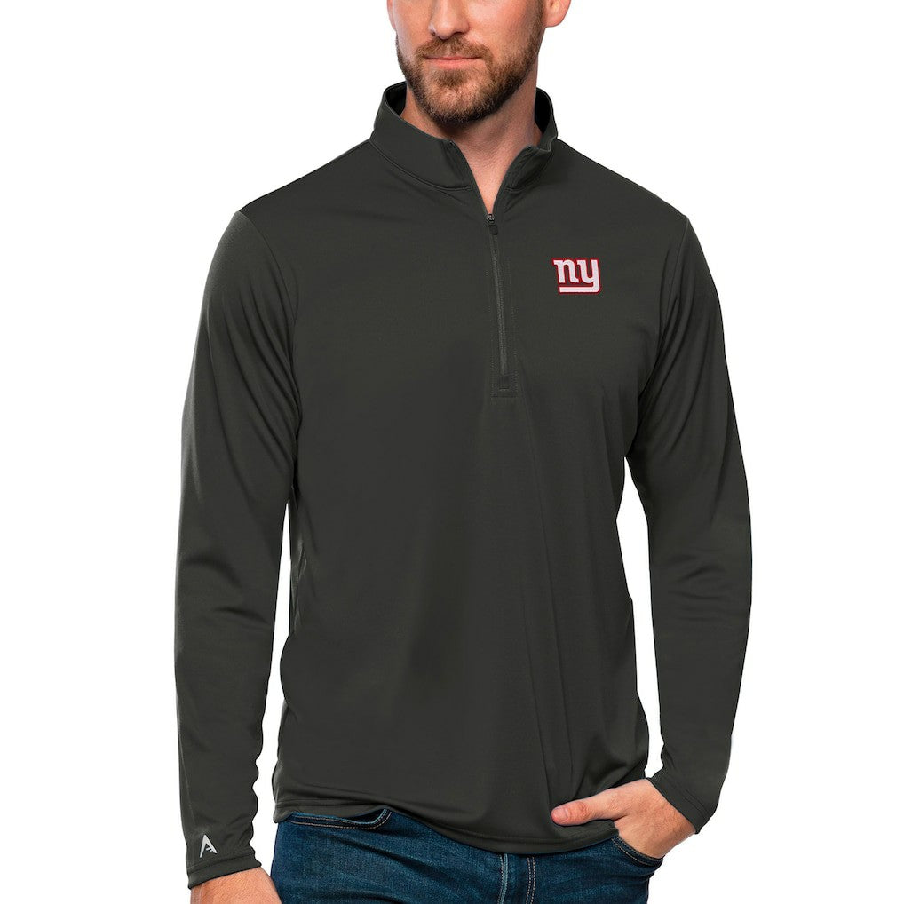 NFL New York Giants Antigua Tribute Quarter-Zip Lightweight Pullover Top