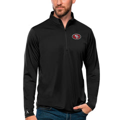 NFL San Francisco 49ers Antigua Tribute Quarter-Zip Lightweight Pullover Top