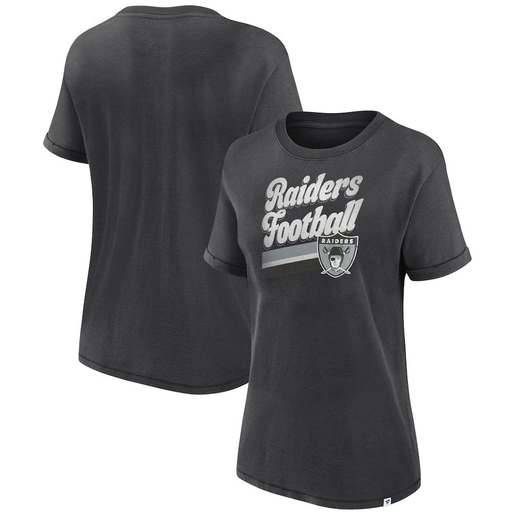 NFL Las Vegas Raiders Women's Hit Snow Washed T-Shirt
