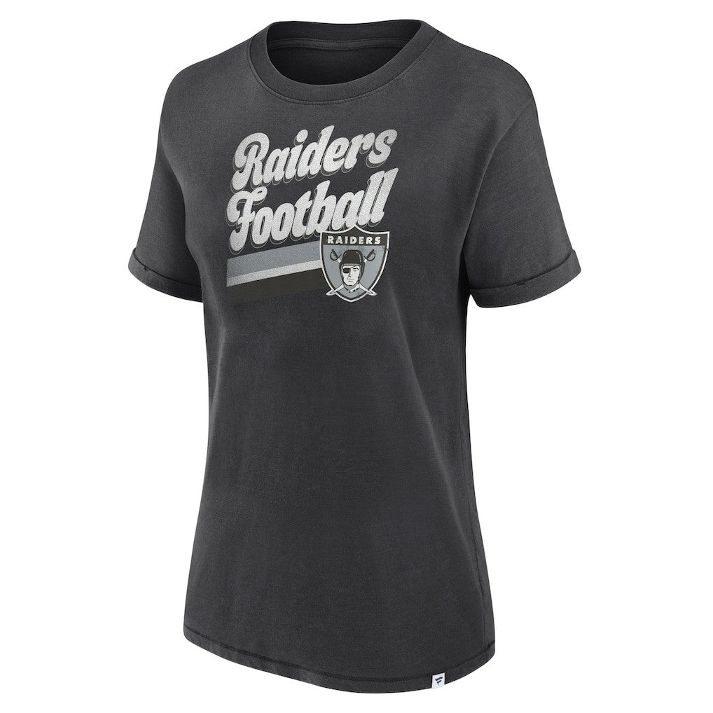 NFL Las Vegas Raiders Women's Hit Snow Washed T-Shirt