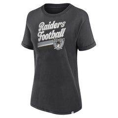 NFL Las Vegas Raiders Women's Hit Snow Washed T-Shirt