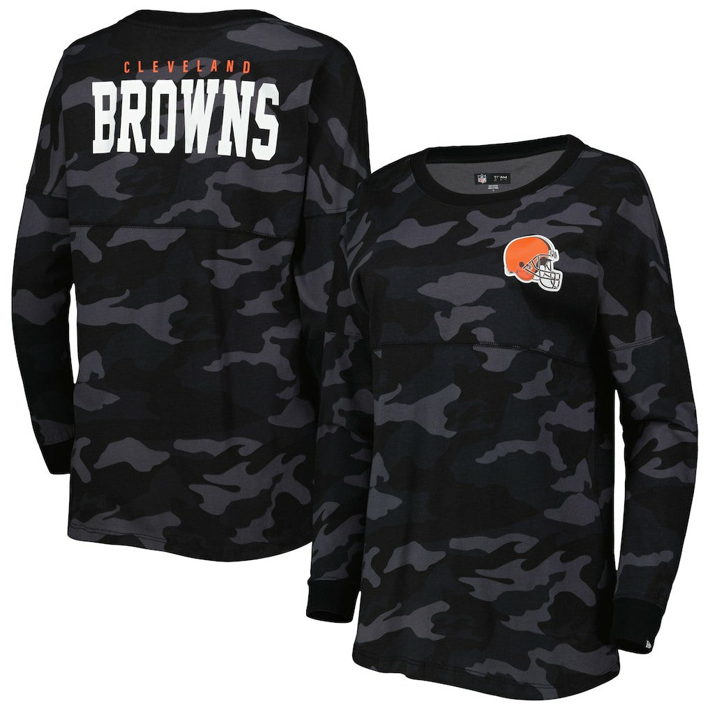 NFL Cleveland Browns Women's Camo Long Sleeve T-Shirt