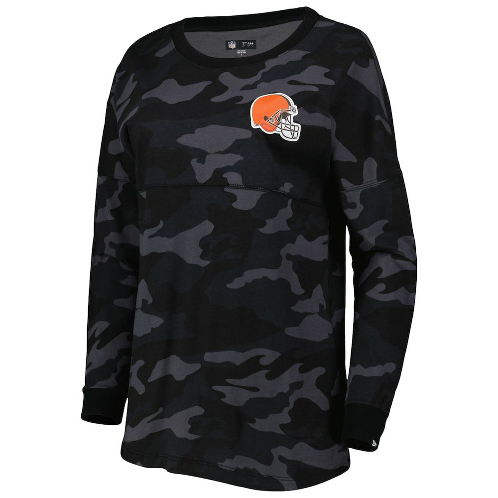 NFL Cleveland Browns Women's Camo Long Sleeve T-Shirt