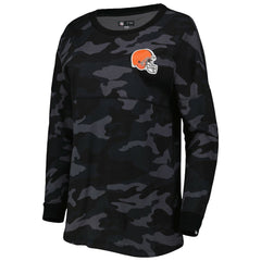 NFL Cleveland Browns Women's Camo Long Sleeve T-Shirt