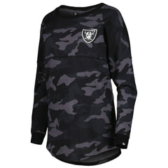 NFL Las Vegas Raiders Women's Camo Long Sleeve T-Shirt