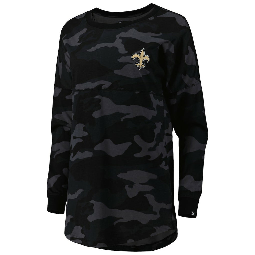 NFL New Orleans Saints Women's Camo Long Sleeve T-Shirt