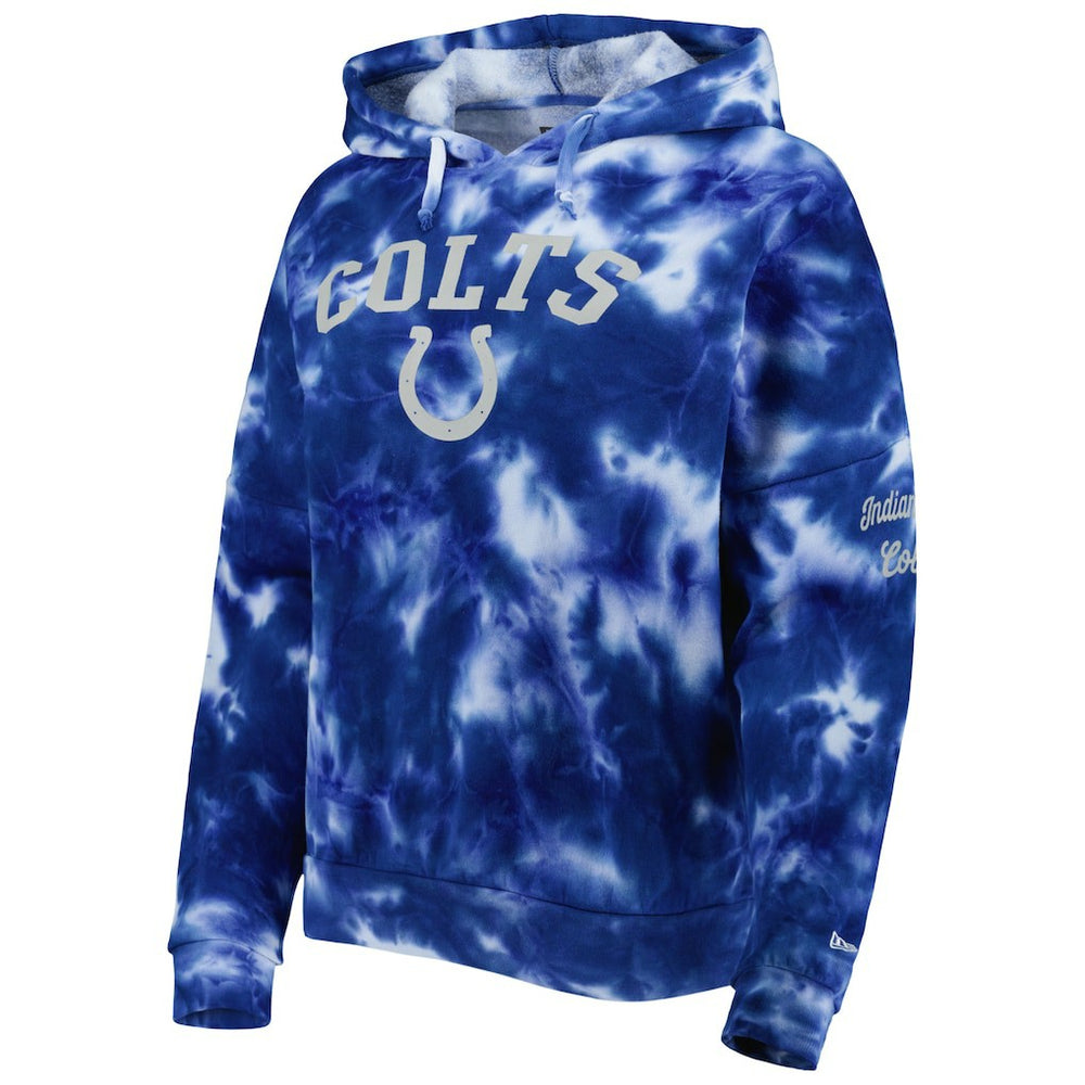 NFL Indianapolis Colts Women's Cloud Dye Fleece Pullover Hoodie