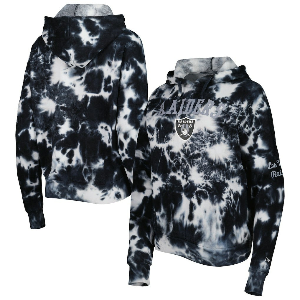 NFL Las Vegas Raiders Women's Cloud Dye Fleece Pullover Hoodie
