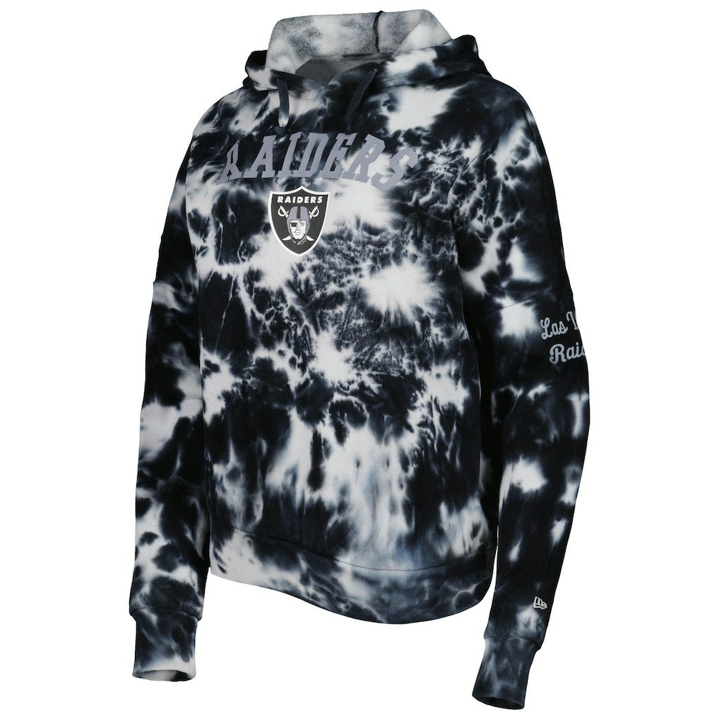 NFL Las Vegas Raiders Women's Cloud Dye Fleece Pullover Hoodie