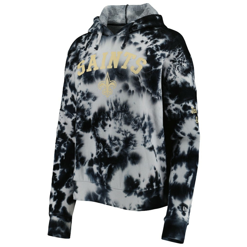 NFL New Orleans Saints Women's Cloud Dye Fleece Pullover Hoodie