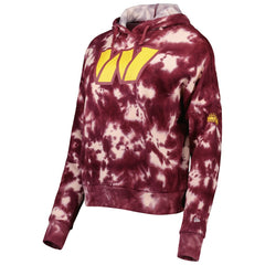 NFL Washington Commanders Women's Cloud Dye Fleece Pullover Hoodie