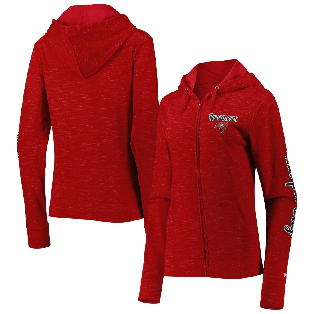 NFL Tampa Bay Buccaneers Women's Reverse Space-Dye Full-Zip Hoodie