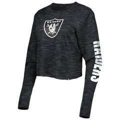 NFL Las Vegas Raiders Women's Crop Long Sleeve T-Shirt