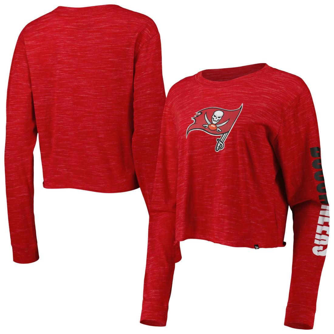 NFL Tampa Bay Buccaneers Women's Crop Long Sleeve T-Shirt
