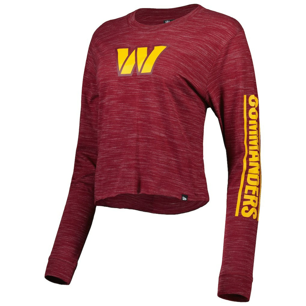 NFL Washington Commanders Women's Crop Long Sleeve T-Shirt