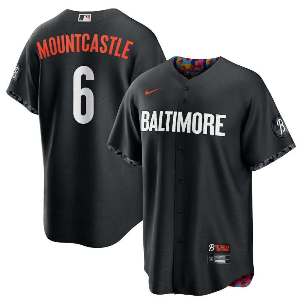 Ryan Mountcastle Baltimore Orioles City Connect Replica Player Jersey - Black | Nike