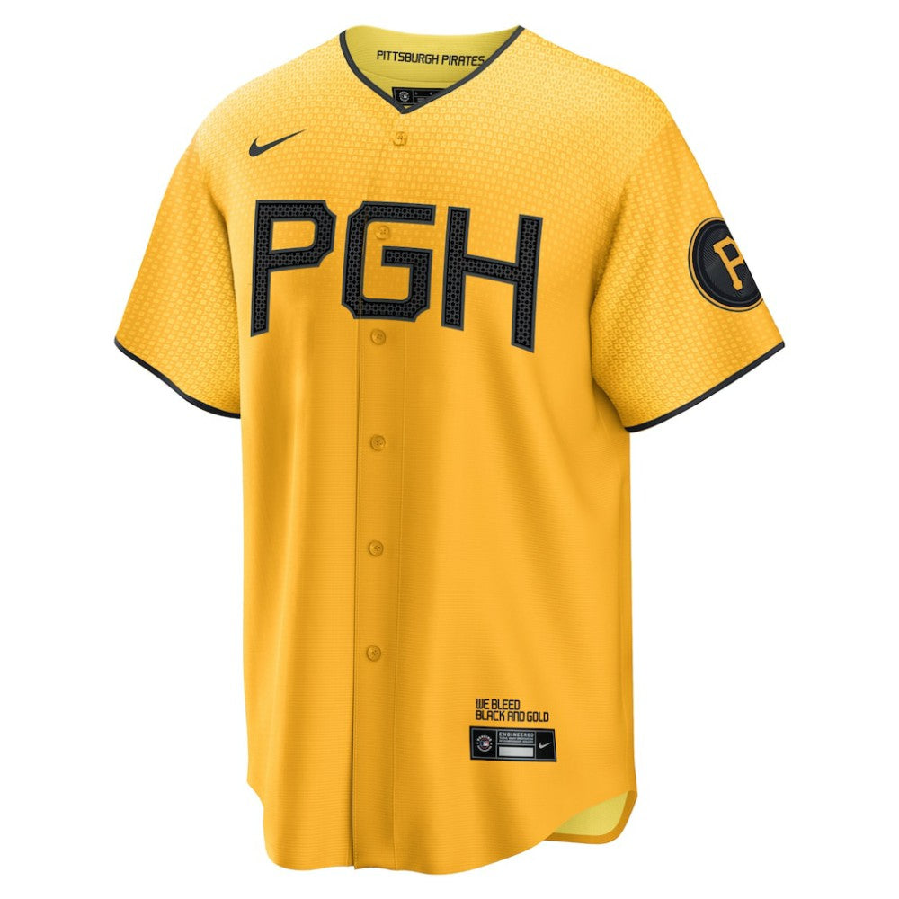 Willie Stargell Pittsburgh Pirates City Connect Replica Player Jersey - Gold | Nike