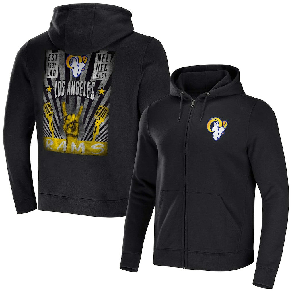 NFL Los Angeles Rams NFL x Darius Rucker Collection Rocker Full-Zip Hoodie