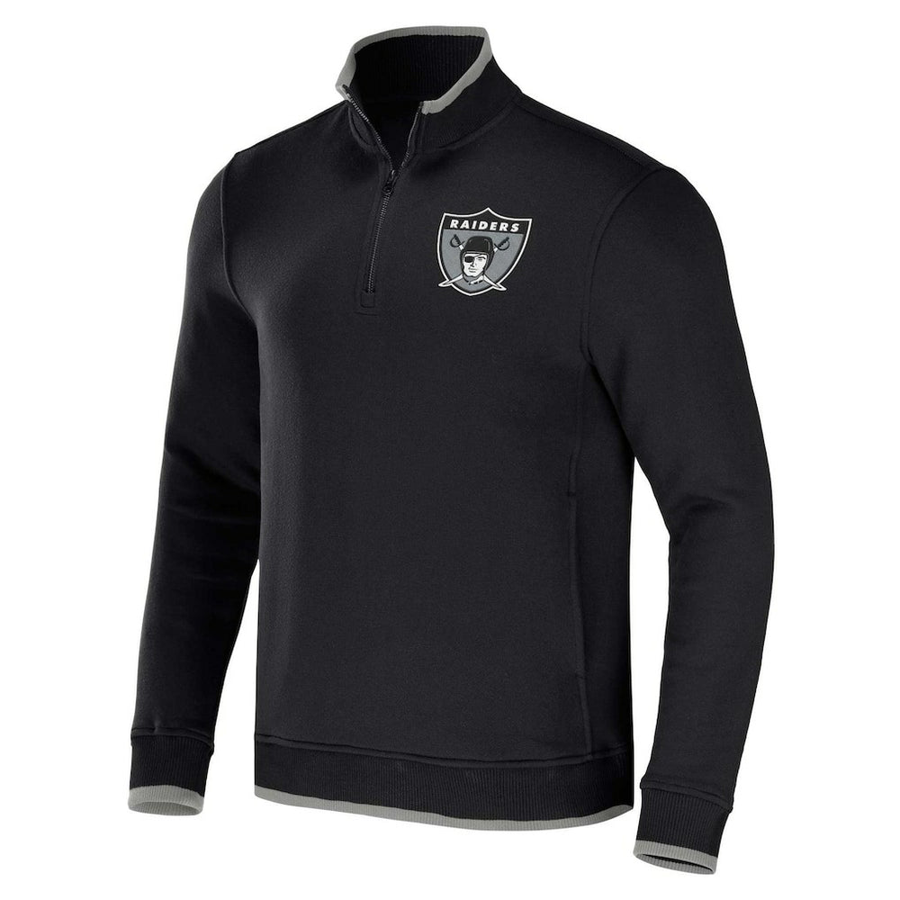 NFL Las Vegas Raiders NFL x Darius Rucker Collection Logo Quarter-Zip Top