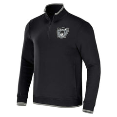 NFL Las Vegas Raiders NFL x Darius Rucker Collection Logo Quarter-Zip Top